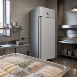 Armadio Refrigerato Inox Negativo GN2/1 - 650 L - Dynasteel