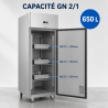 Armadio Refrigerato Inox Negativo GN2/1 - 650 L - Dynasteel