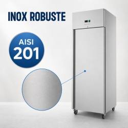 Armadio Refrigerato Inox Negativo GN2/1 - 650 L - Dynasteel