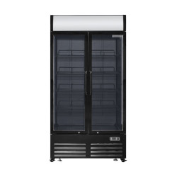 Vetrina Refrigerata per Bevande 736 L 2 Porte in Vetro Ba Ricondizionata