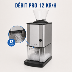 Tritaghiaccio Elettrico 12 kg/h 60 W Inox