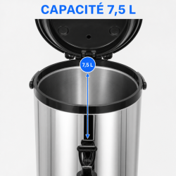 Distributore Bevande Isotermico 7,5 L Inox AISI 304