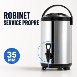 Distributore Bevande Isotermico 7,5 L Inox AISI 304