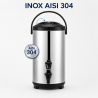 Distributore Bevande Isotermico 7,5 L Inox AISI 304