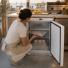 Mini Armadio Refrigerato Negativo 170 L -18°C Bianco