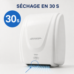 Asciugamani Professionale 2100 W ABS Bianco — Asciugatura 30 s