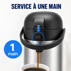Caffettiera Termos a Pompa 5 L Inox — Airpot Buffet