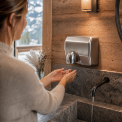 Asciugamani Automatico a Becco Inox 2300 W — 45 dB