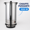 Percolatore Professionale 14 L 100 Tazze 1650 W Inox