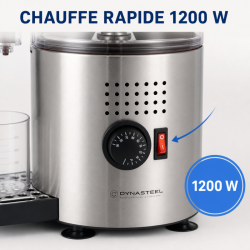 Chocolatiera Professionale 3 L 1200 W — Termostato 90°C