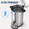 Percolatore Professionale 14 L 100 Tazze 1650 W Inox