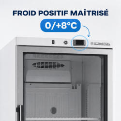 Armadio Refrigerato Positivo Vetrato 380 L 0/+8°C