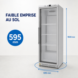 Armadio Refrigerato Positivo Vetrato 380 L 0/+8°C