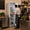 Armadio Refrigerato Positivo 380 L 0/+8°C Porta Piena