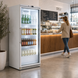 Armadio Refrigerato Positivo 590 L Vetrato 0/+8°C
