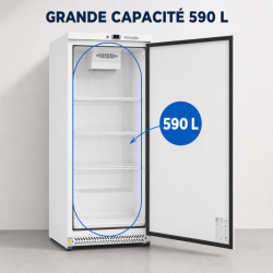 Armadio Refrigerato Positivo 590 L 0/+8°C Porta Piena