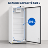 Armadio Refrigerato Positivo 590 L 0/+8°C Porta Piena
