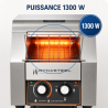 Tostapane a Nastro Pro 1300 W Inox — Dynasteel