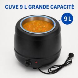 Zuppiera Elettrica Pro 9 L 400 W — Termostato 30-80 °C
