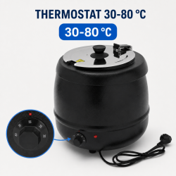 Zuppiera Elettrica Pro 9 L 400 W — Termostato 30-80 °C