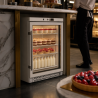 Mini Armadio Refrigerato Vetrato 170 L 0/+8 °C - Dynasteel