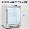 Mini Armadio Refrigerato Vetrato 170 L 0/+8 °C - Dynasteel