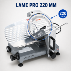 Affettatrice per Prosciutto Pro 220 mm 120 W a Gravità