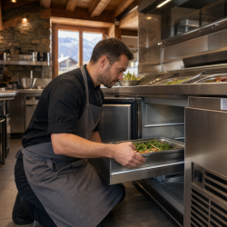 Coppia di guide per Saladette 548 mm — Dynasteel
