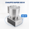 Schiumalatte 0,4 L 650 W Inox – Dynasteel