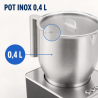 Schiumalatte 0,4 L 650 W Inox – Dynasteel
