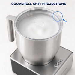 Schiumalatte 0,4 L 650 W Inox – Dynasteel