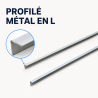 Coppia di guide per Saladette 548 mm — Dynasteel