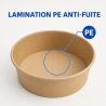 Ciotola per Insalata Kraft 500 ml Ø 150 mm — Lotto di 300