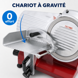 Trancheuse à Jambon Gravité 250 mm 150 W Aluminium