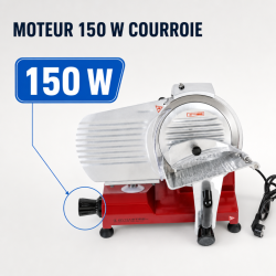 Trancheuse à Jambon Gravité 250 mm 150 W Aluminium