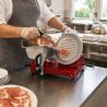 Affettatrice a Gravità per Prosciutto Ø 220 mm 120 W Rossa