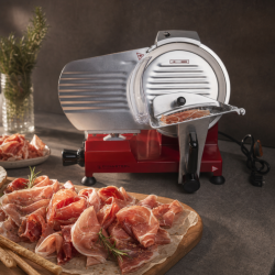 Affettatrice a Gravità per Prosciutto Ø 220 mm 120 W Rossa