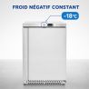 Armadio Refrigerato Negativo Inox 170 L -18°C Sotto Piano