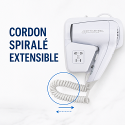 Asciugacapelli da Parete 1100 W Bianco — Hotel & Spa