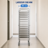 Scala Gastronorm GN 1/1 15 Livelli Inox Ruote