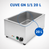 Bain-Marie Professionale GN 1/1 20 L 1200 W Inox