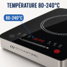 Piastra a Induzione Pro 2500 W — 80-240°C, Digitale