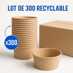 Ciotola per Insalata Kraft 750 ml Ø150 mm — Lotto di 300