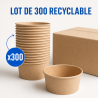 Ciotola per Insalata Kraft 750 ml Ø150 mm — Lotto di 300