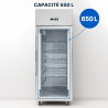 Armadio Refrigerato Positivo Vetrato 650 L Freddo Ventilato