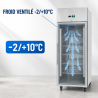 Armadio Refrigerato Positivo Vetrato 650 L Freddo Ventilato
