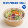 Coperchio PET Ø 165 mm per Ciotola Insalata 1300 ml - x300