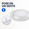 Coperchio PET Ø 165 mm per Ciotola Insalata 1300 ml - x300
