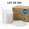 Coperchio PET Ø 165 mm per Ciotola Insalata 1300 ml - x300