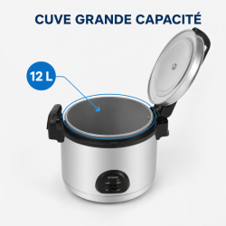 Cuociriso Professionale 12 L 2850 W Inox — CHR